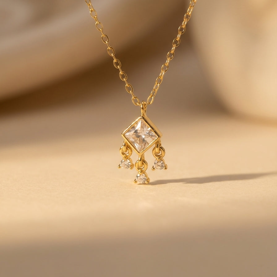 Gümüş | Pavilion Drop Taşlı Kolye