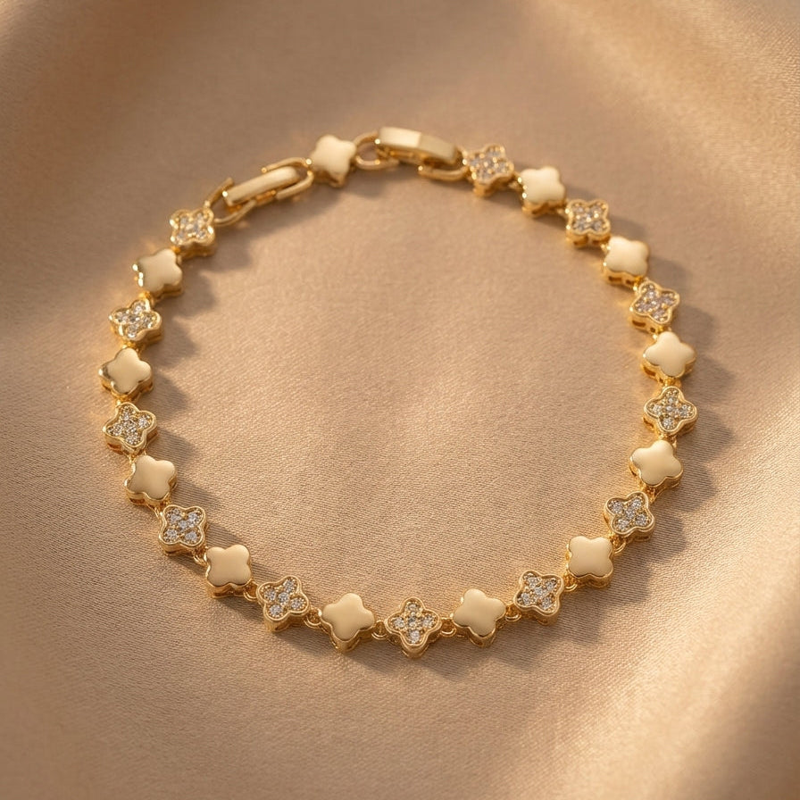 Çelik | Clover Bileklik