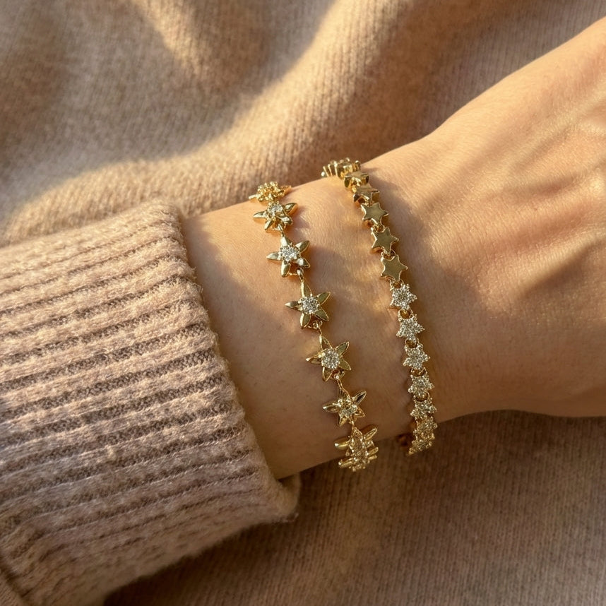 Çelik | Star Duo Bileklik