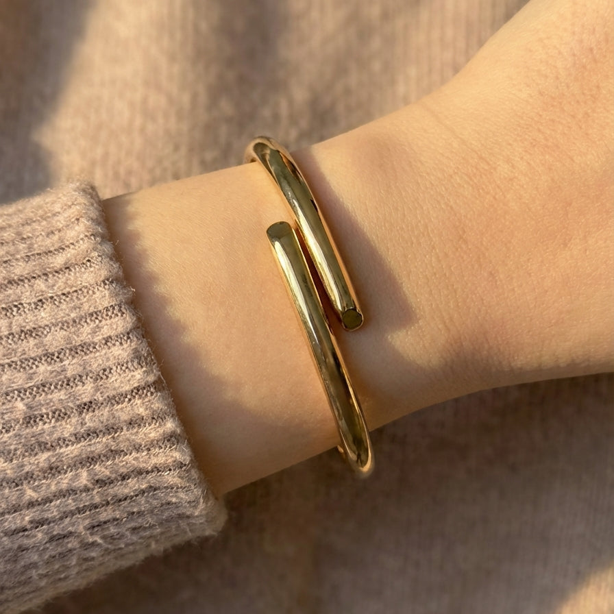 Çelik | Verge Kelepçe Bilezik