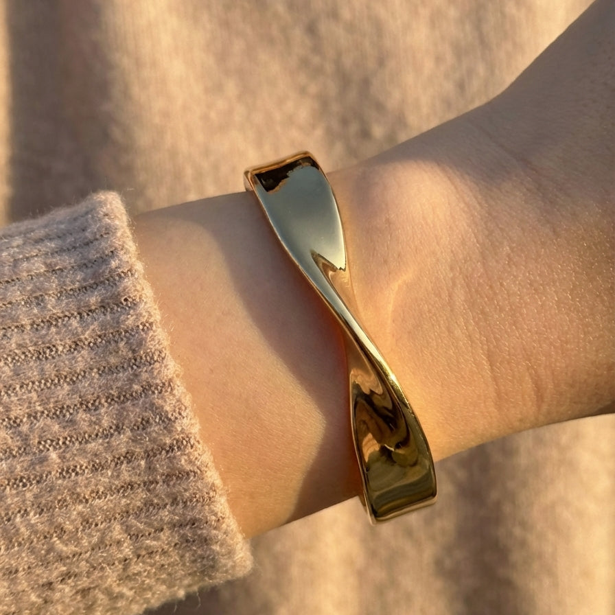 Çelik | Twist Kelepçe Bilezik