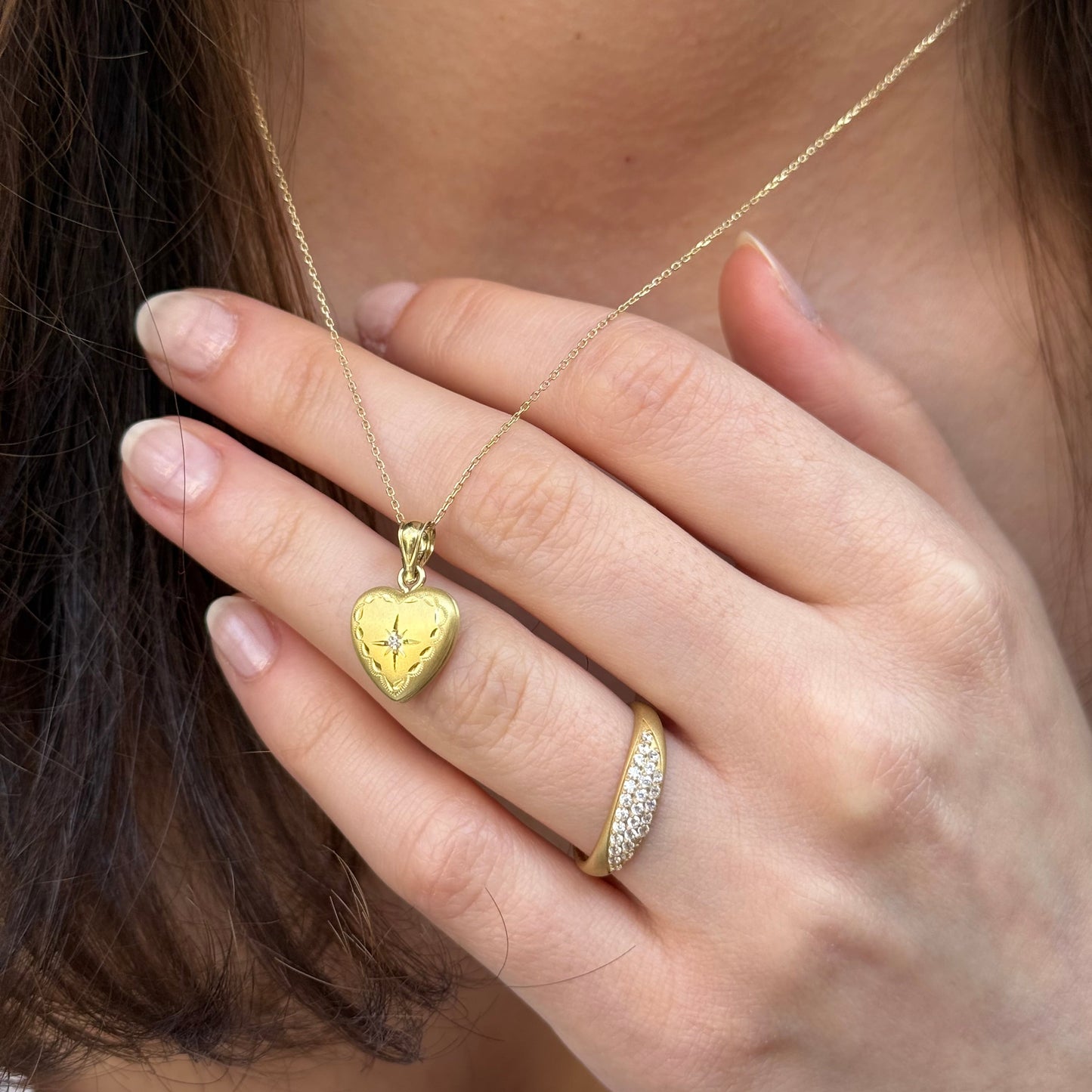 Gümüş | Amora Heart Locket