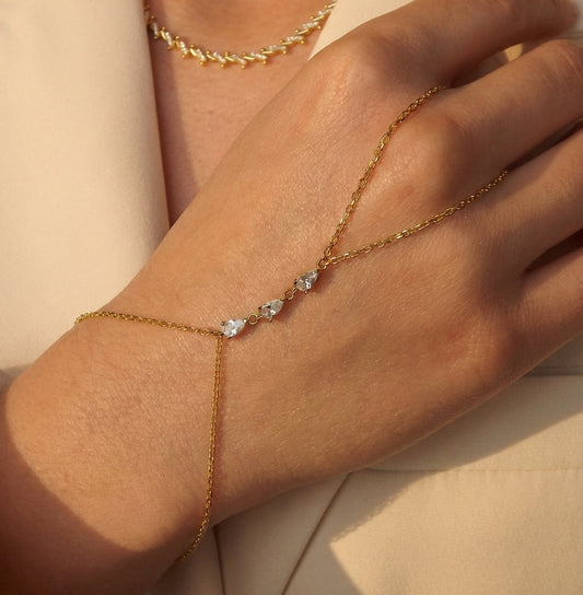 Gümüş | Pear Taşlı Şahmeran