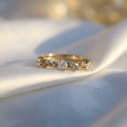 Gümüş | Starlight Serçe Parmak Yüzüğü