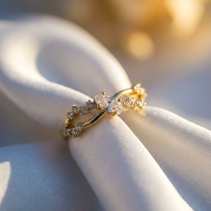 Gümüş | Fleur Yüzük