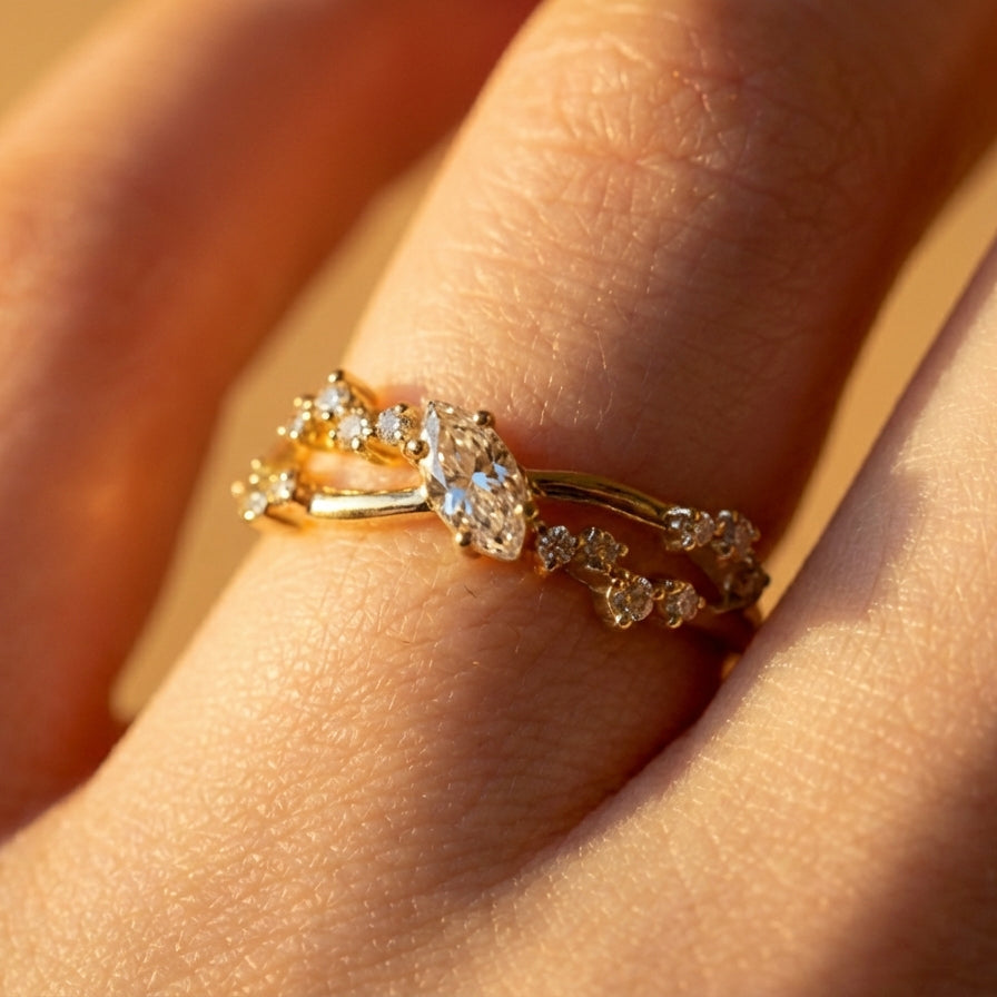 Gümüş | Fleur Yüzük