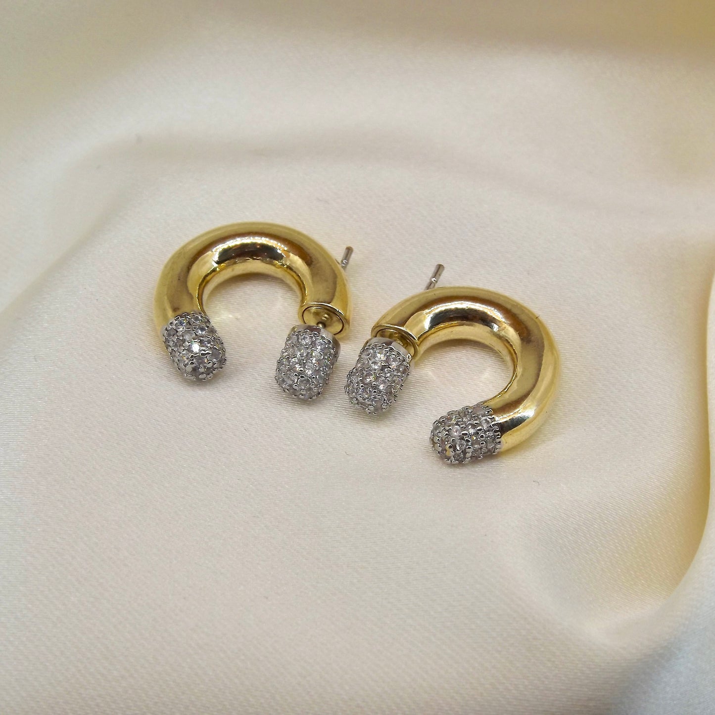 Çelik | Aura Halka Küpe