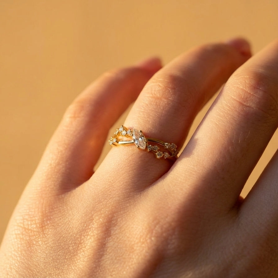 Gümüş | Fleur Yüzük