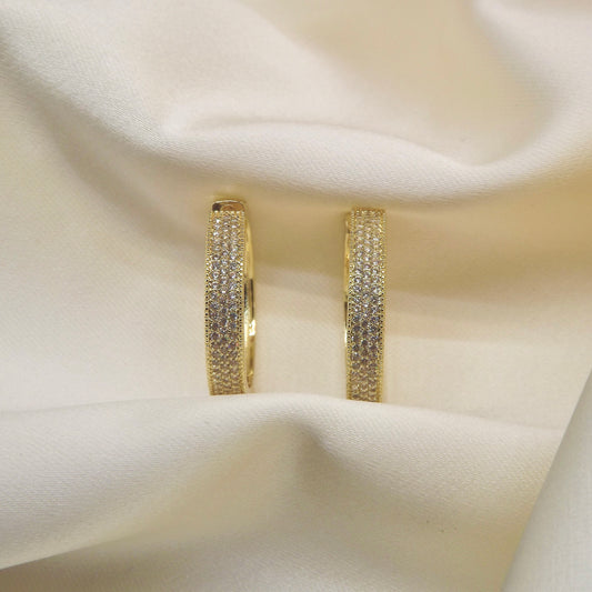 Çelik | Linea Halka Küpe