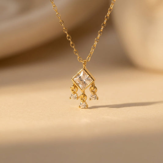 Gümüş | Pavilion Drop Taşlı Kolye