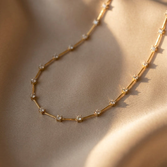 Gümüş | Stardust Taşlı Kolye