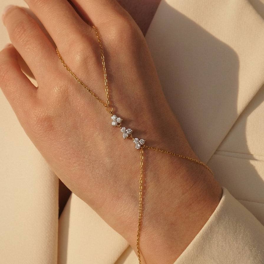 Gümüş | Üçlü Sarmal Taşlı Şahmeran