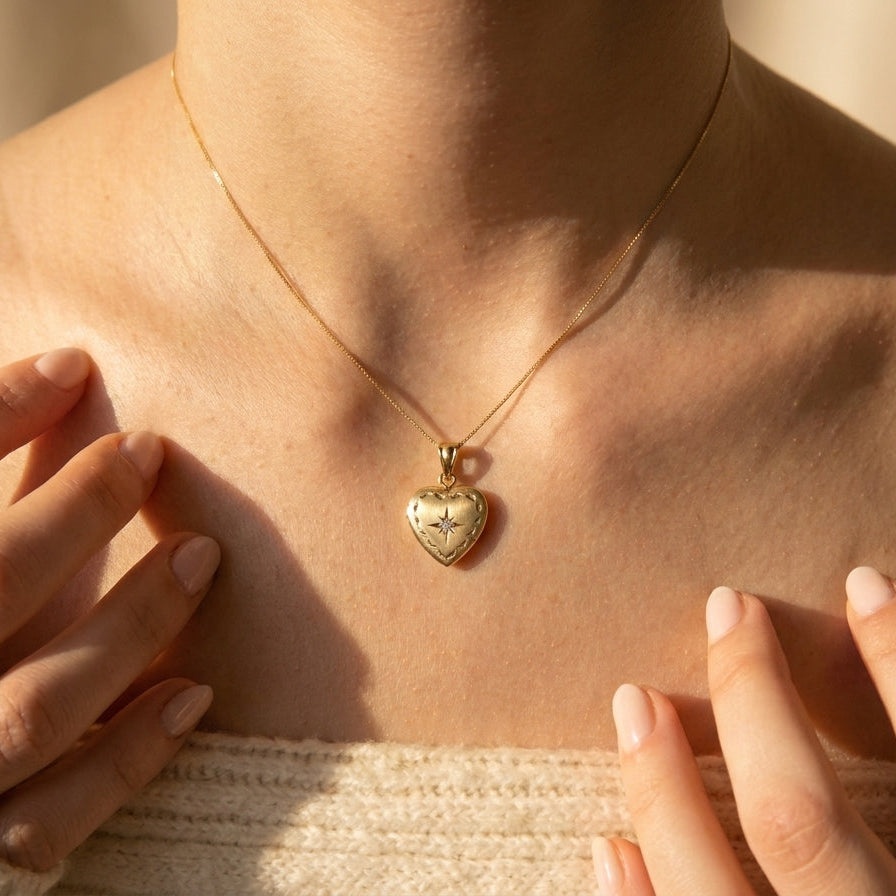 Gümüş | Amora Heart Locket